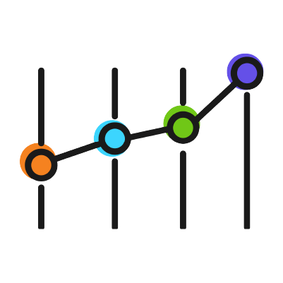 Icon of a graph chart