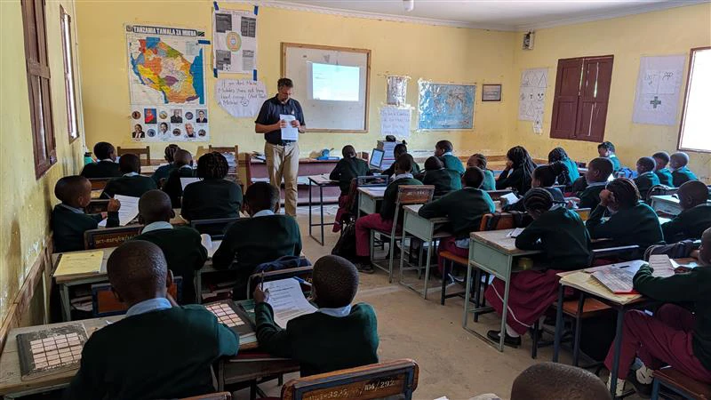 students at Bishop Stanway learning with Gizmos