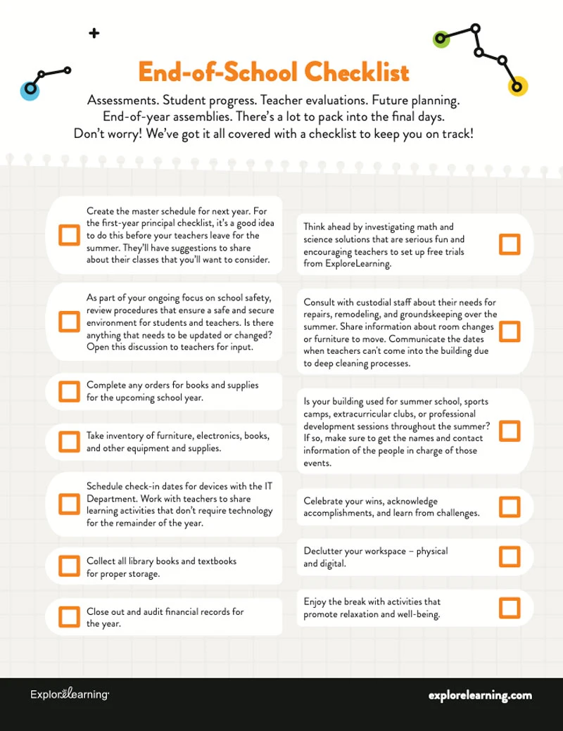 Preview of our End-of-Year Administrator Checklist