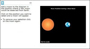 computer test on phases of the moon